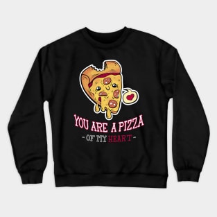 Pizza of my Heart Crewneck Sweatshirt